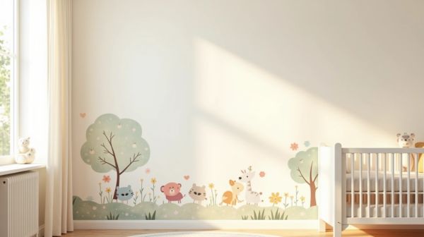 Choisir un papier peint chambre bébé pour un cocon éveillé