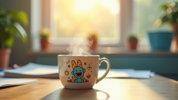 Illuminez vos journées avec un mug humour à offrir