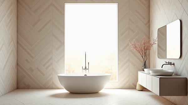 Papier peint pour salle de bain : idées modernes et durables